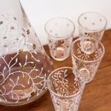 Liquor service 8 glasses 60s