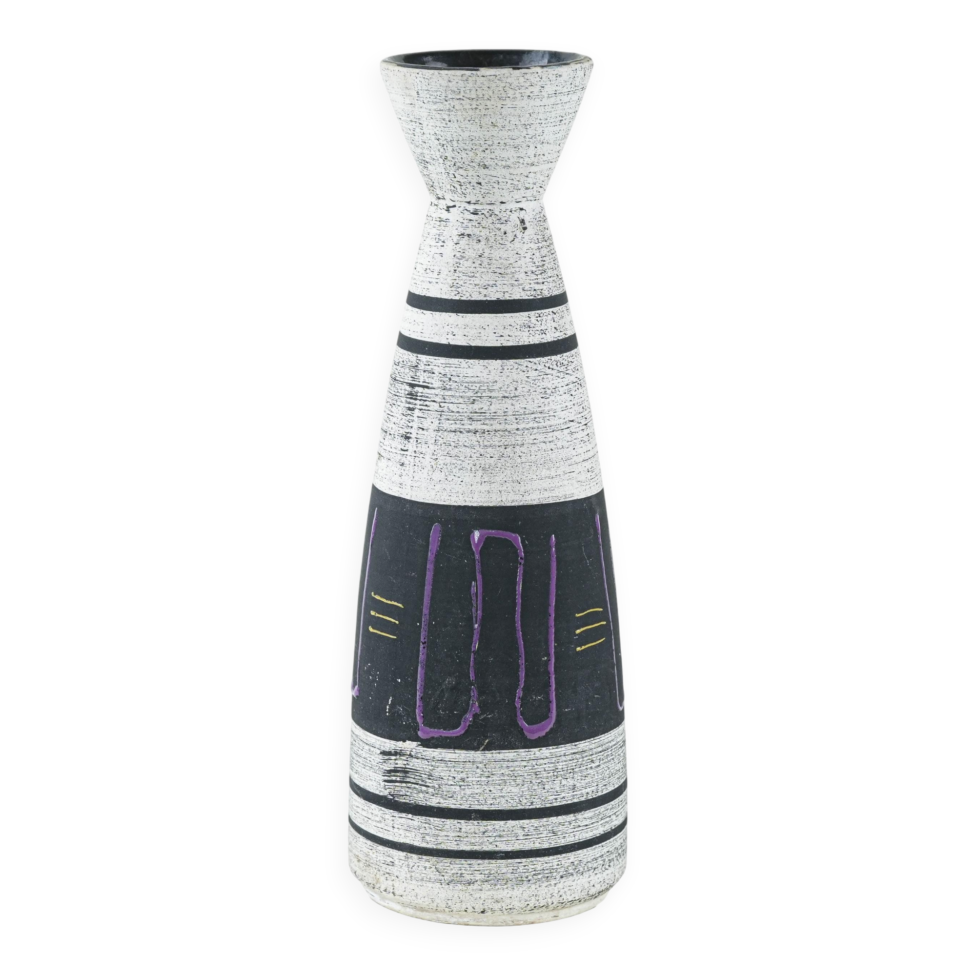 Ceramic vase, German design, 1970s, made in West Germany