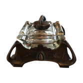 Art Nouveau in copper and crystal