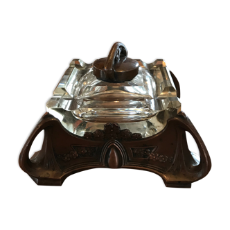 Art Nouveau in copper and crystal