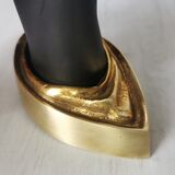 Pair of brass hand flare appliques