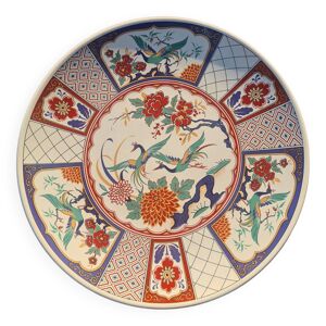 plat rond en porcelaine
