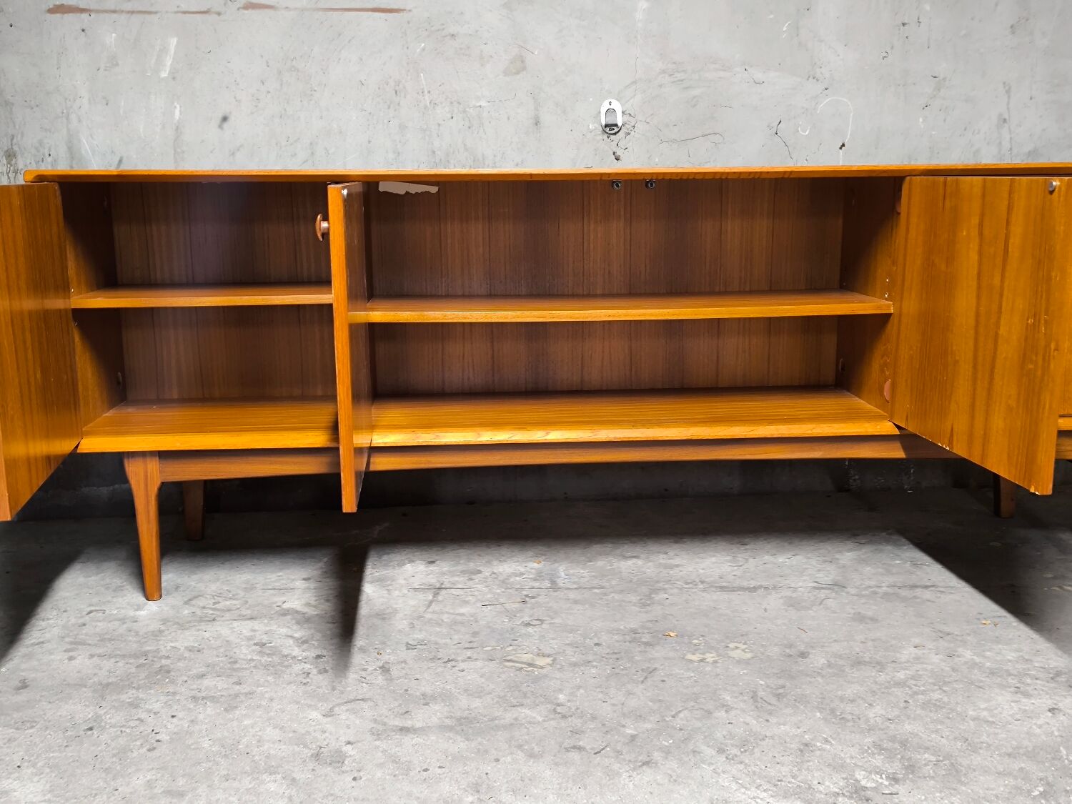 Vintage Scandinavian teak sideboard