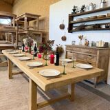 Large farmhouse table with extensions