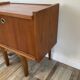 Pair of Scandinavian teak bedside tables in 60s