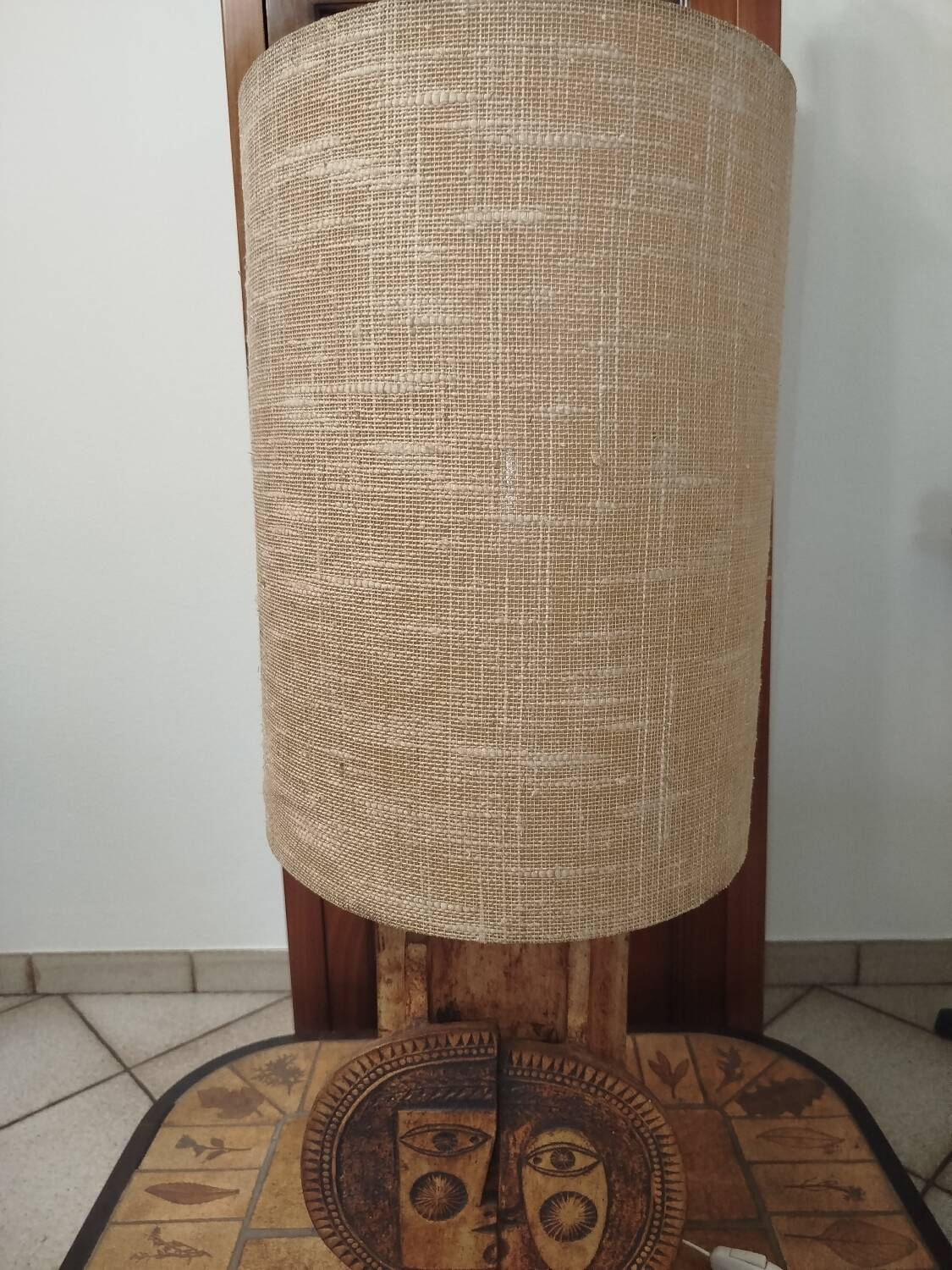 Ceramic lamp R. CAPRON & J. DERVAL Vallauris