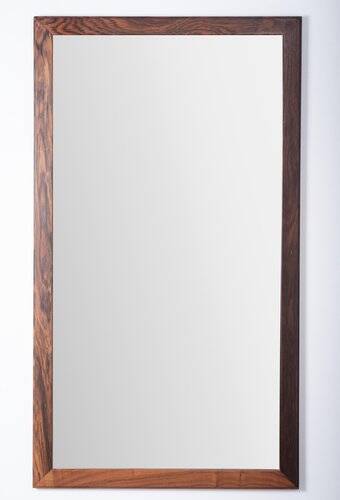 Model 366 Rosewood Wall Mirror by Aksel Kjersgaard for Odder, Denmark, 1960s