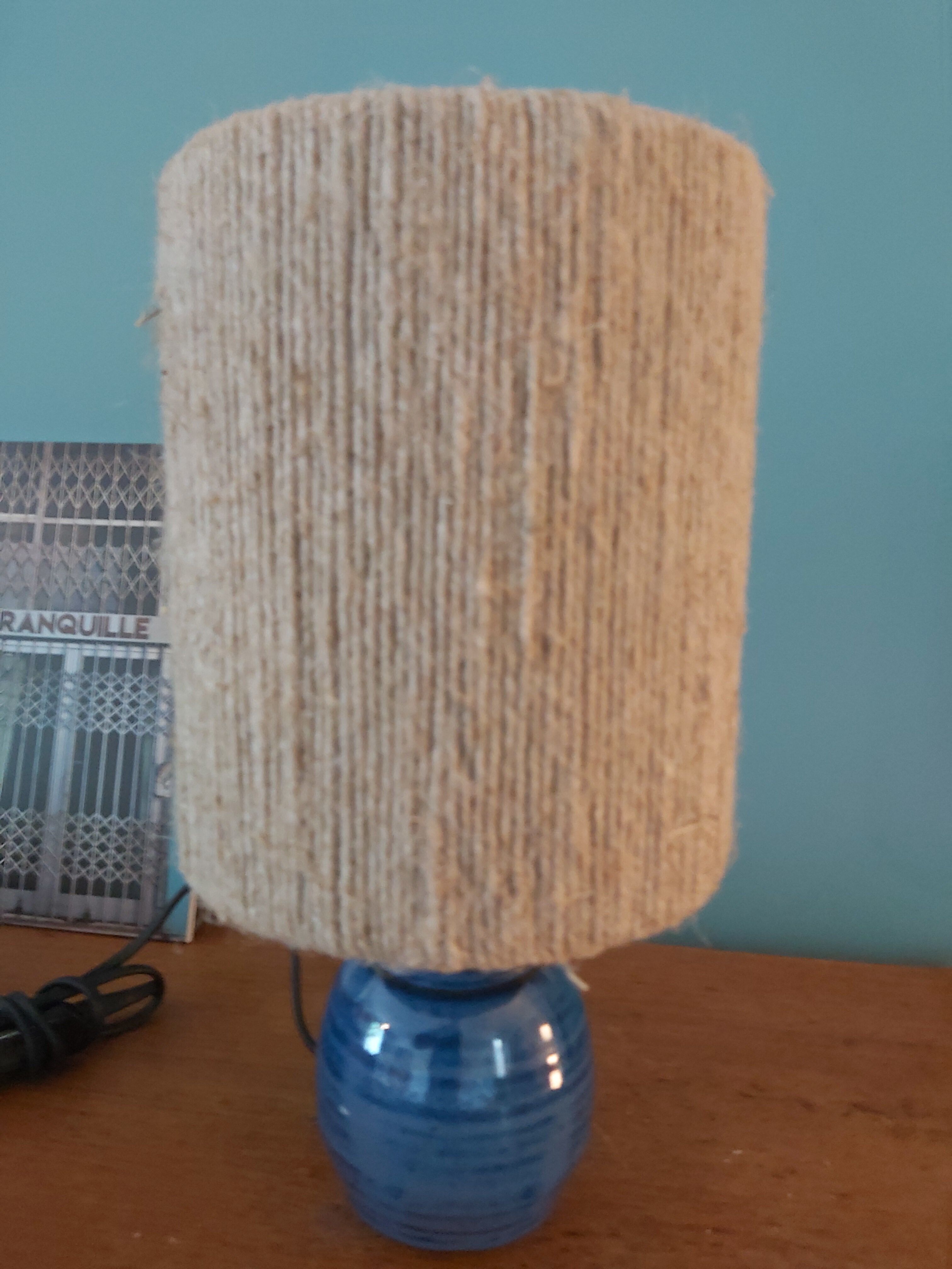 Lampe en céramique vintage