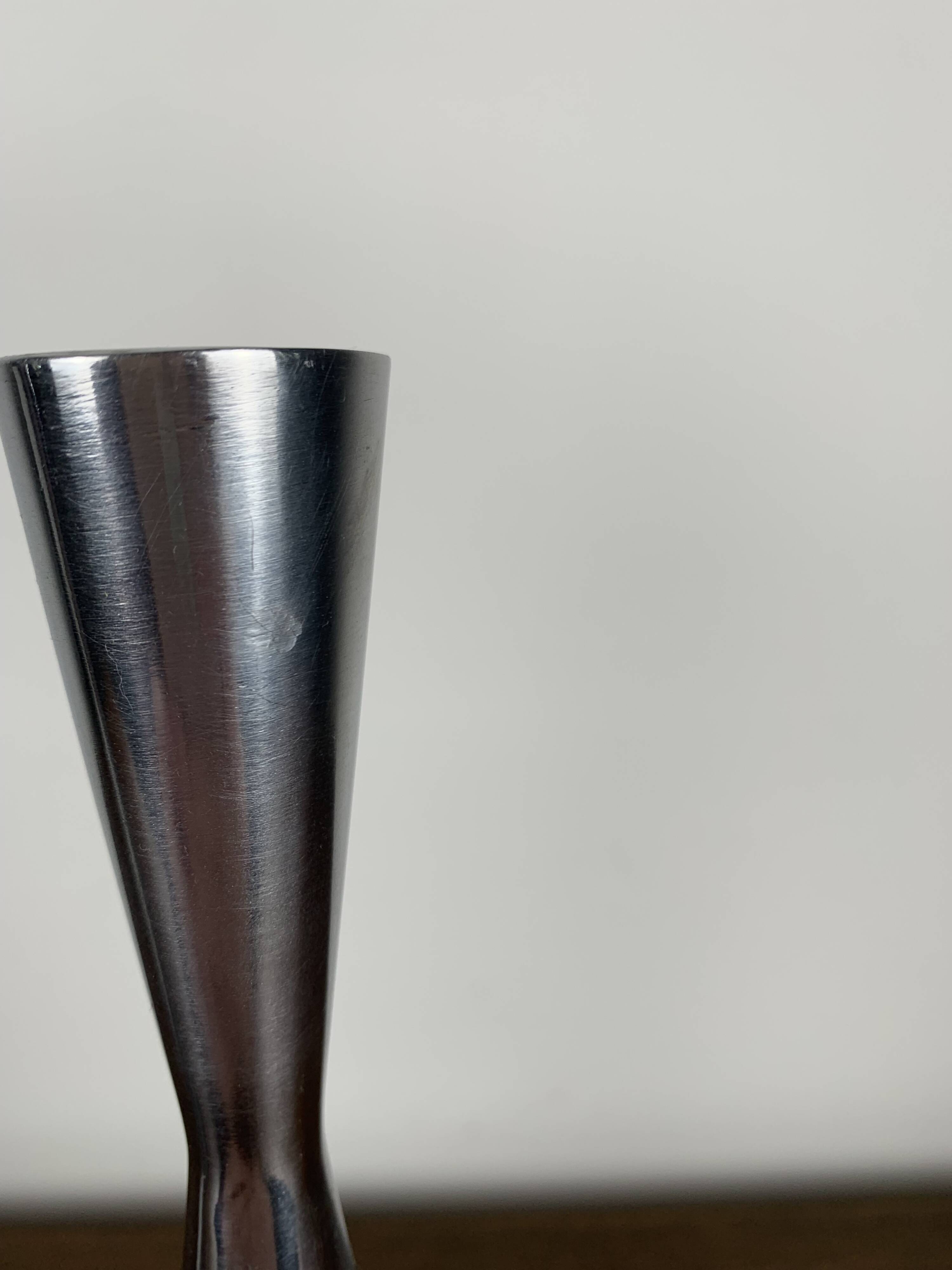 Steel Candle Holder Duo by Erika Pekkari