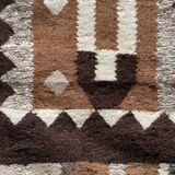 Tapis en  laine tons naturels