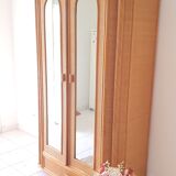 Cabinet with cannage