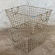 Paire de caisses de rangements en métal