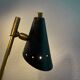 Italian three-headed brass lamp, 50s design