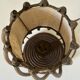 Vintage rattan lamp, 60s design