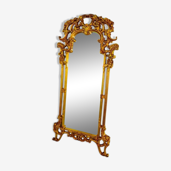 Large gilded mirror