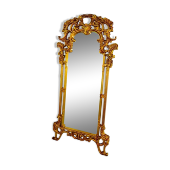 Large gilded mirror