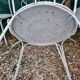 Garden furniture white wrought iron