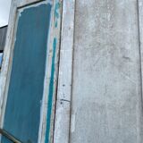 Double portes de placard en sapin massif . XX siècle .