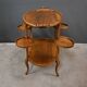 Walnut Salon Dessert Table - Early 20th Century