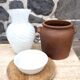 Raw grease pot