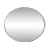 Miroir rond biseauté art deco années 40/50