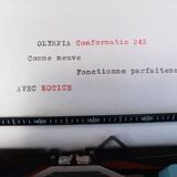 Olympia Conformatic 242 Pastel Blue like new