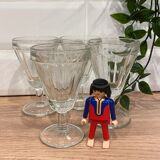 Set of 4 bistro wine glasses