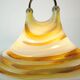 Grande lampe suspendue cosack en acrylique et laiton des années 1970 style spatial