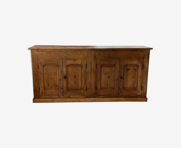 Enfilade meuble de métier en pin