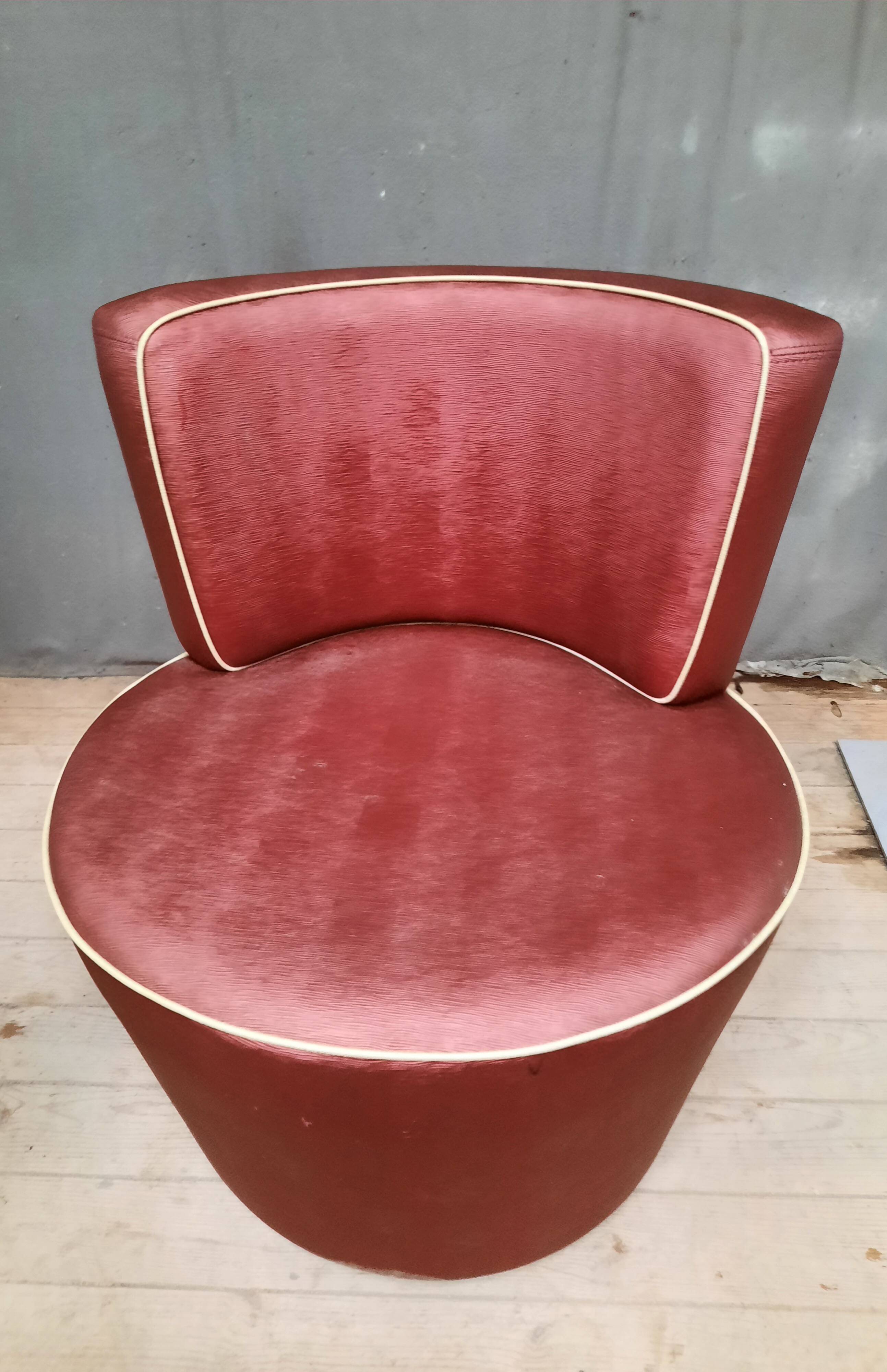 Vintage red armchair