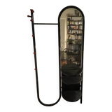 Mirror coat rack system