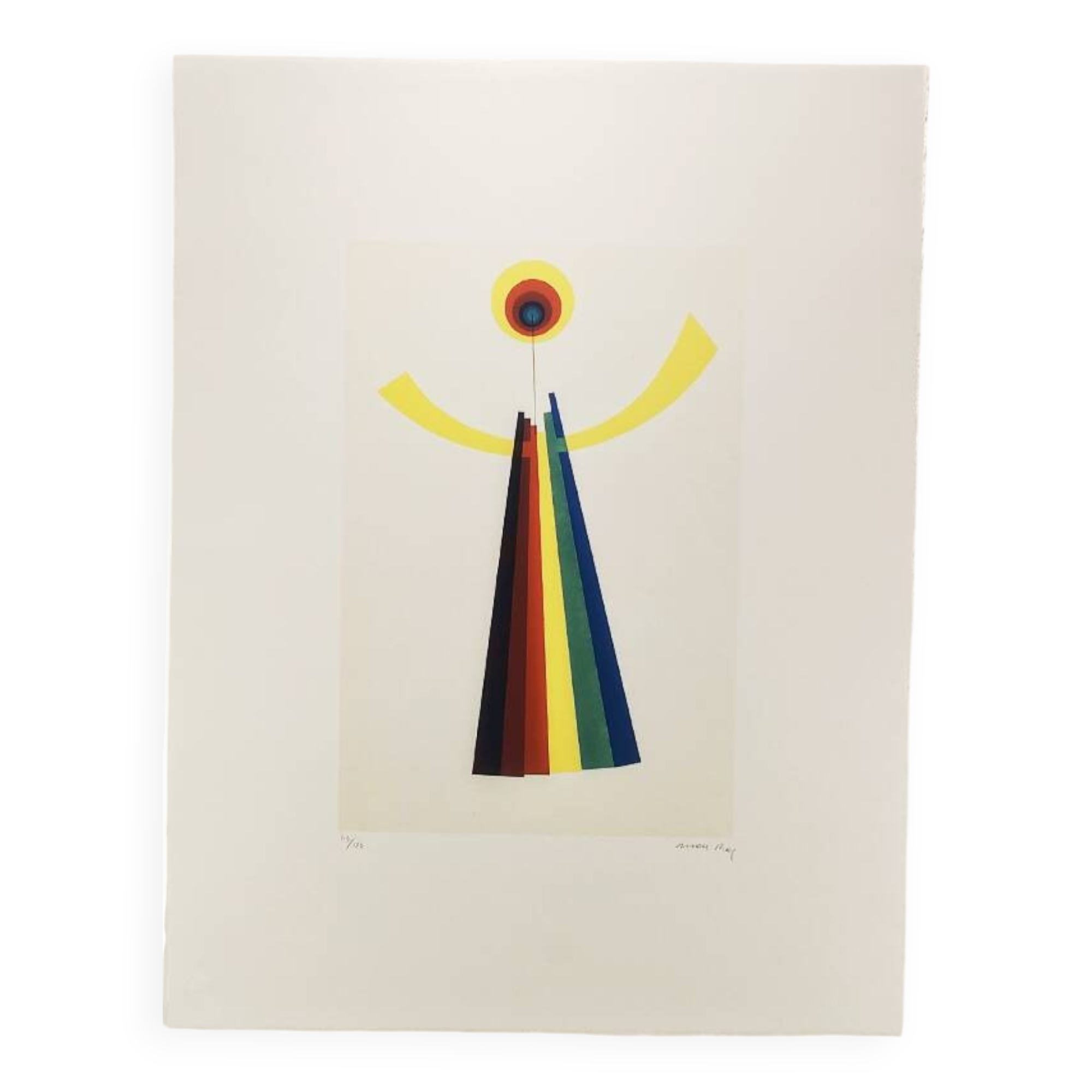 1970s Man Ray Limited Edition Lithograph.