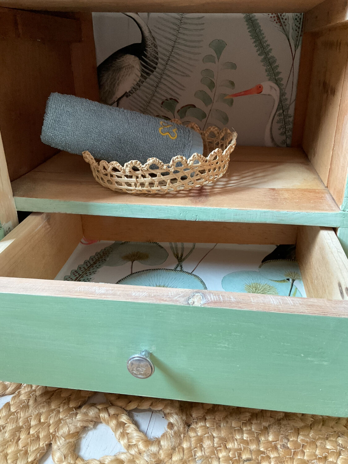 Vintage wall-mounted cabinet