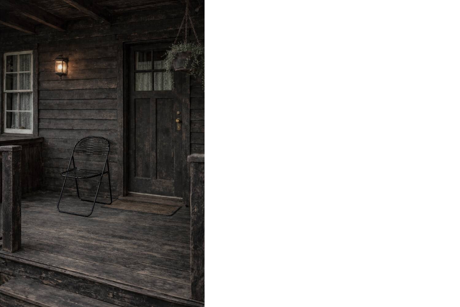 Vintage Mid-Century Modern Minimalist Black Metal Åland Chair from Ikea