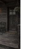 Vintage Mid-Century Modern Minimalist Black Metal Åland Chair from Ikea