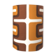 Lampshade Philadelphia H45 D35 - seventies fabric