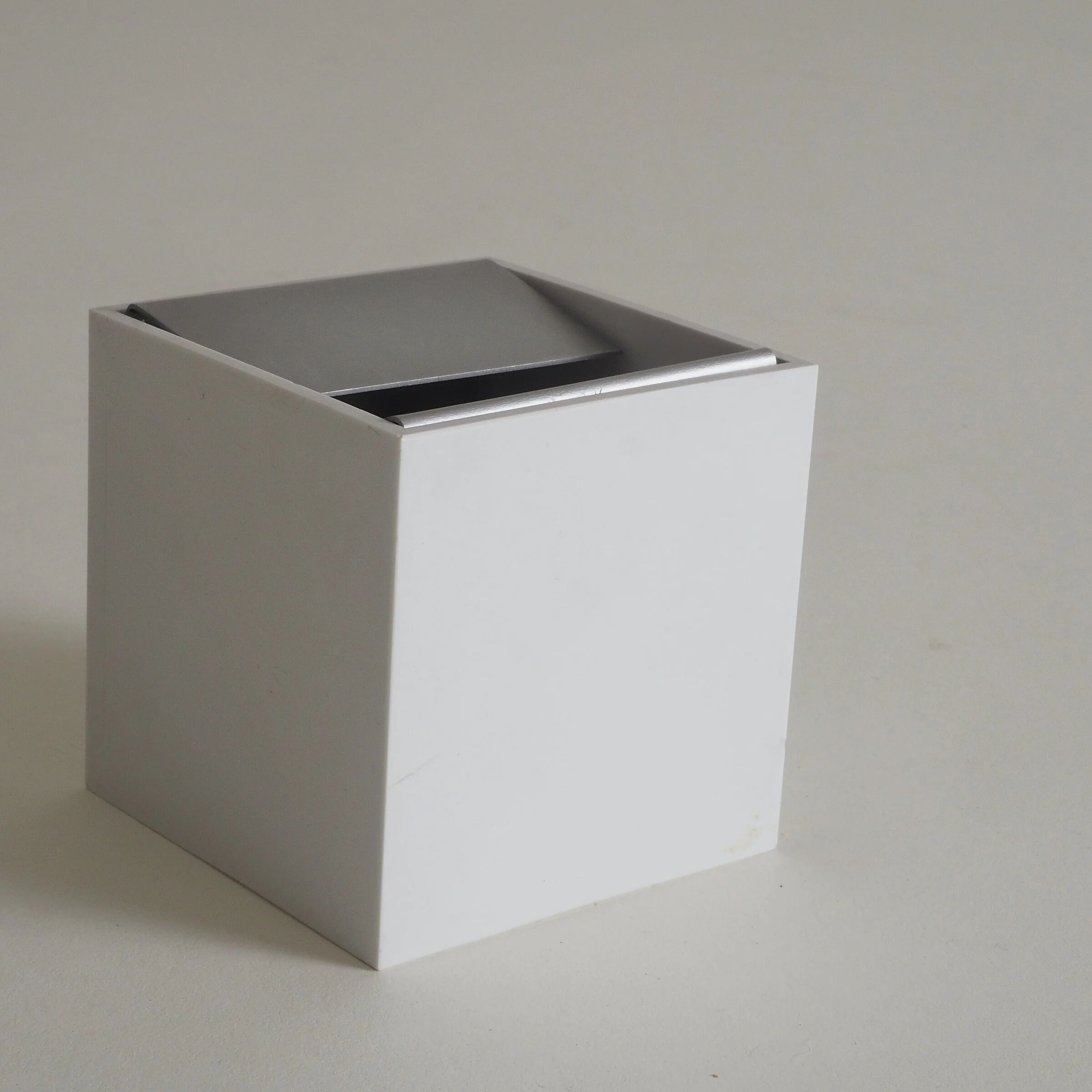 Cubo ashtray by Bruno Munari for Danese Milano