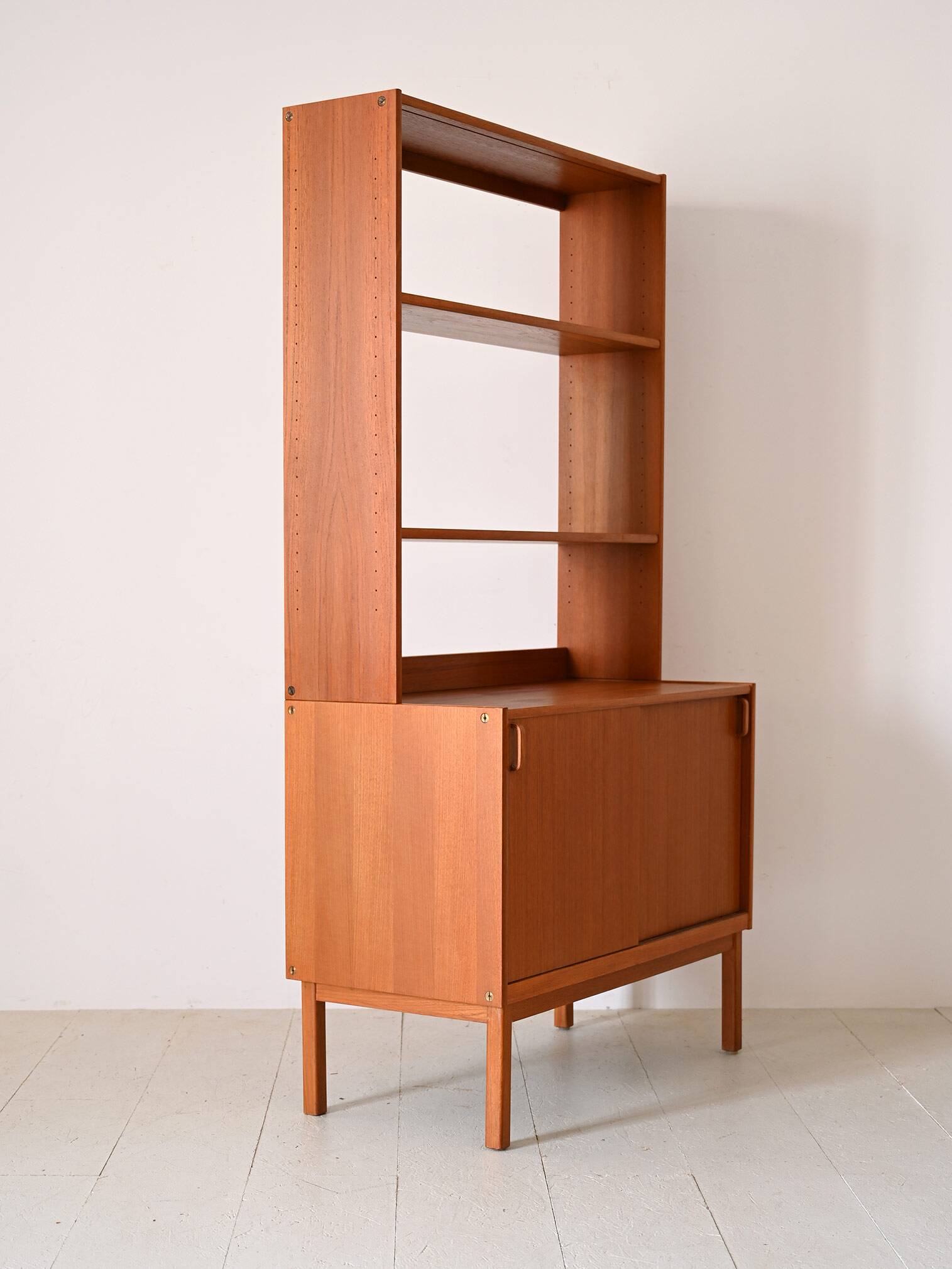 Bookcase with storage compartment produced by Bodafors