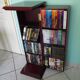 Wooden extra cabinet (selette), 2 interior storage spaces with 6 modular shelves