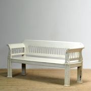 Antique pine bench, 1900s