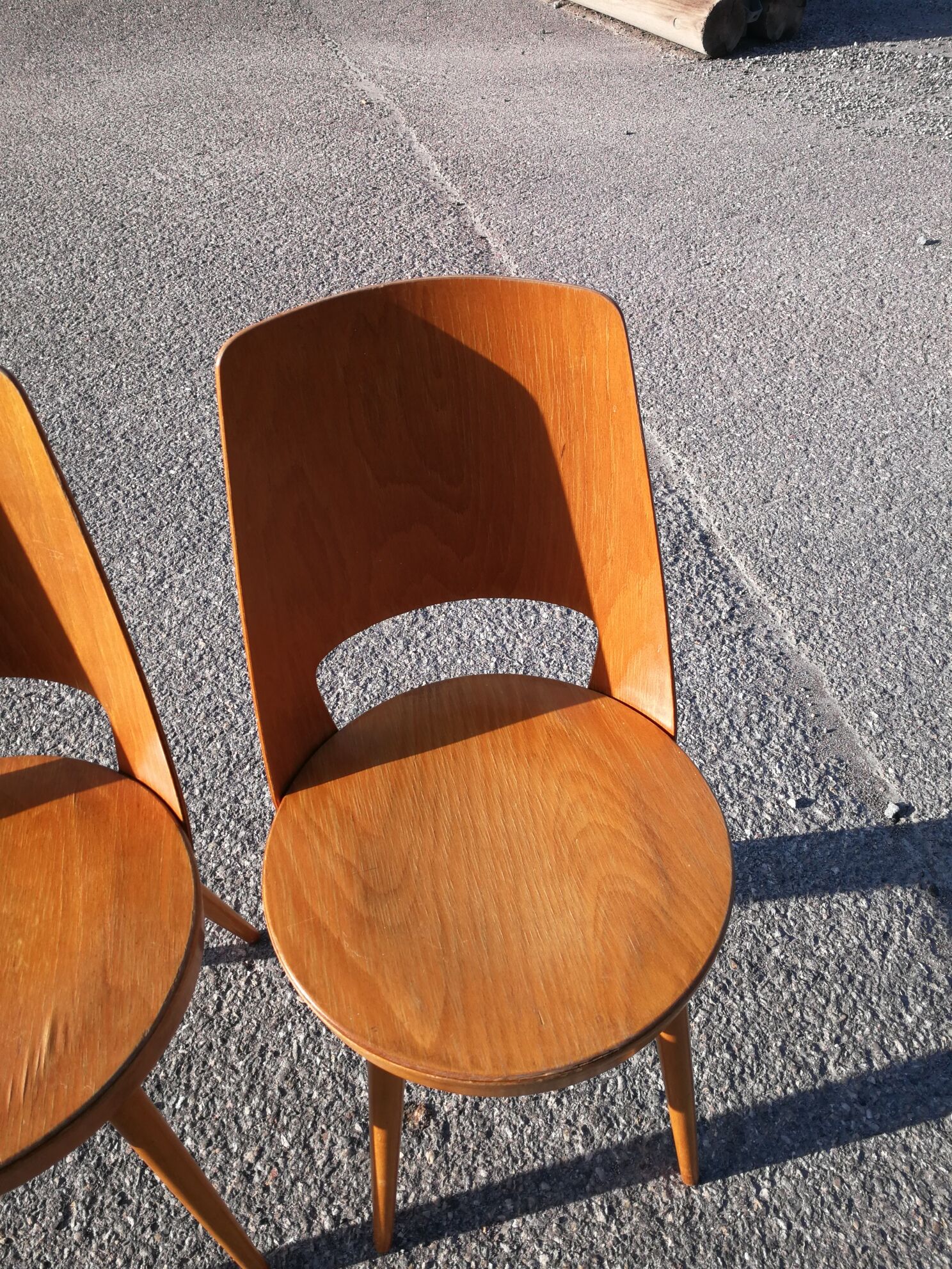 Lot of 2 chairs bistro Baumann series Mondor