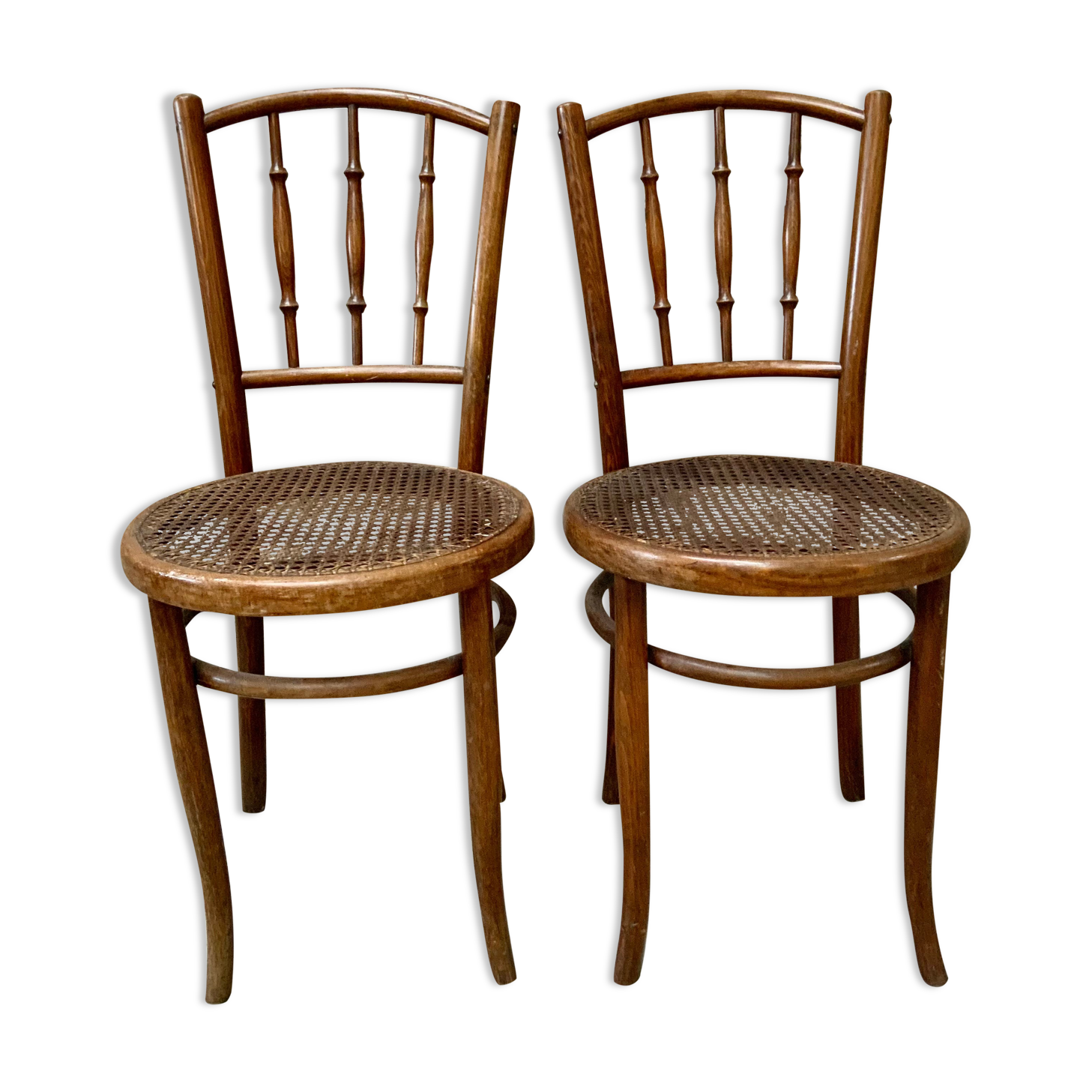 Lot 2 chaises bistrot Fishel