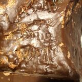 Beethoven's head in platter