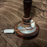 Art Deco opaline globe lamp