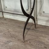 Wrought iron workshop table from around 1900