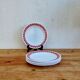 Set of 5 Arcopal Polka dessert plates
