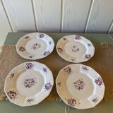 Assiettes à dessert haviland et le tanneur