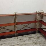 3 vintage Scandinavian standing shelves