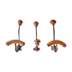 Lot de 3 patères