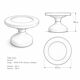 Coffee table "Rocchetto" - A&PG Castiglioni - Kartell - 1960s/70s